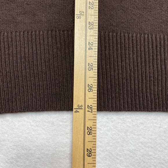 NWT Loft Ann Taylor Sweater Women's M Brown Knit Pullover Mock Neck $89 NEW - Picture 8 of 8